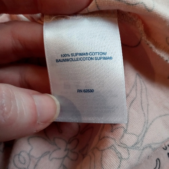 Lands' End Relaxed Fit Long Sleeve Floral Tunic Sz XS - Picture 7 of 8